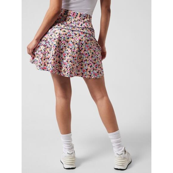 Athleta Pants - Athleta Ace Printed Tennis Skort 13.5" Floral Pickleball EUC Women's Size Large